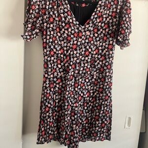 Guess Black and Red Floral jumper